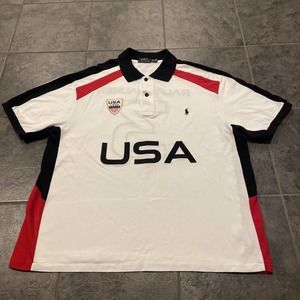 Mens Polo Ralph Lauren Shirt LXVII Olympics 1XB XXL Custom Fit Team USA Pony #3
